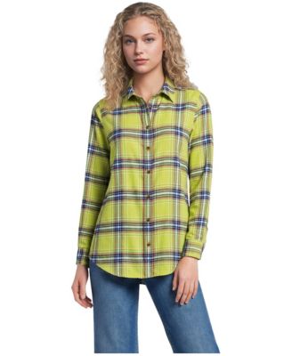Chartreuse multi plaid