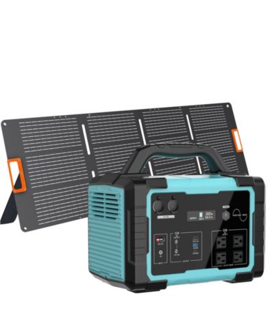 Портативная электростанция Mondawe 1000W с солнечной панелью 200W