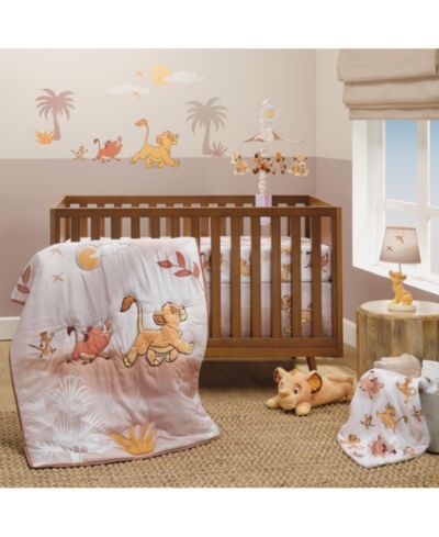 Lambs & Ivy Disney Baby Lion King Safari, комплект постельного белья для детской кроватки, 3 шт.