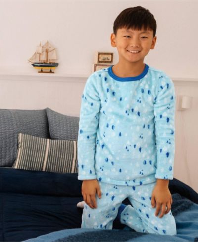 Lands' End Kids Long Sleeve Plush Fleece Pajama Set