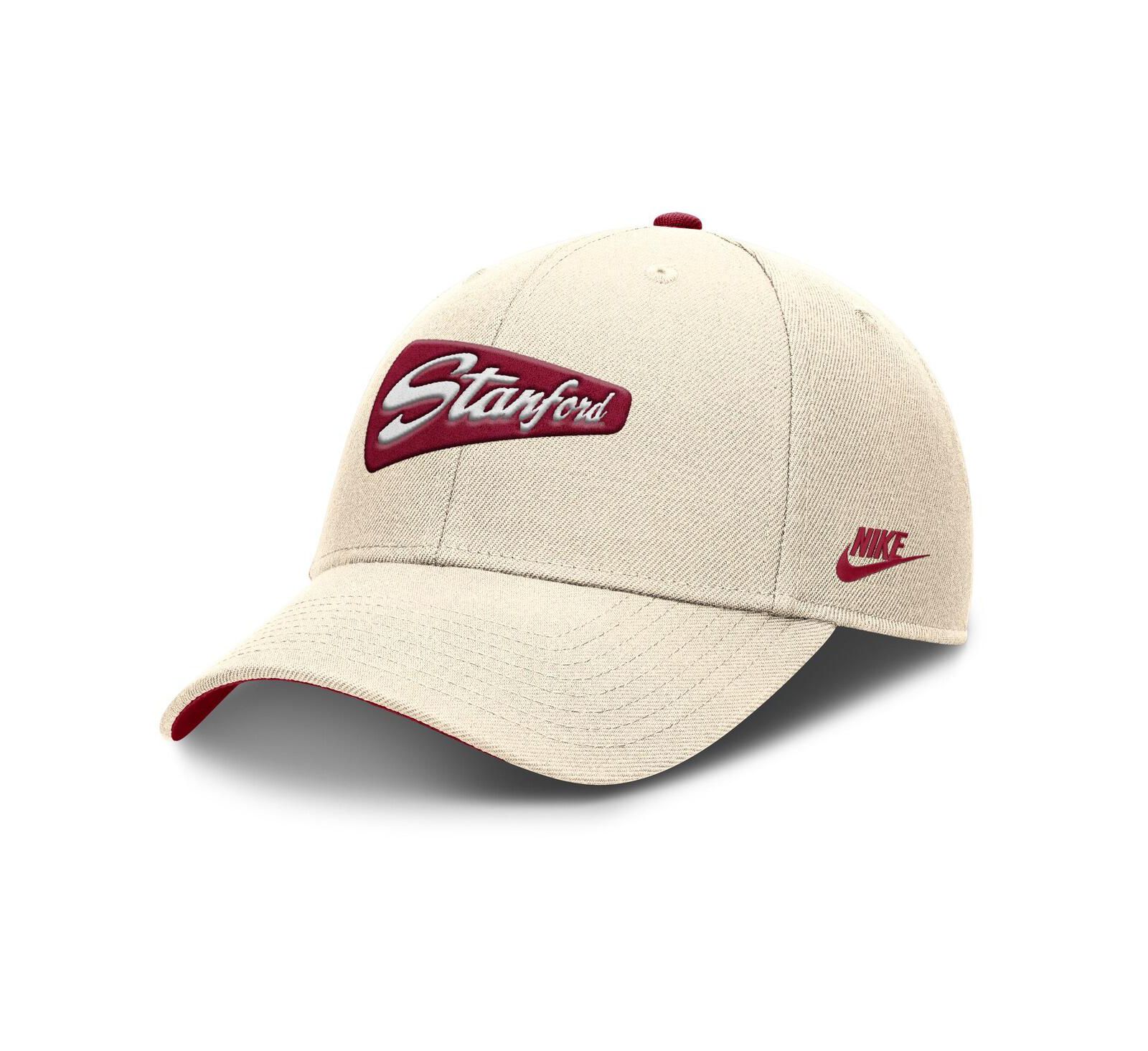 Мужская кепка Nike Stanford Cardinal Rise Legacy Adjustable Natural