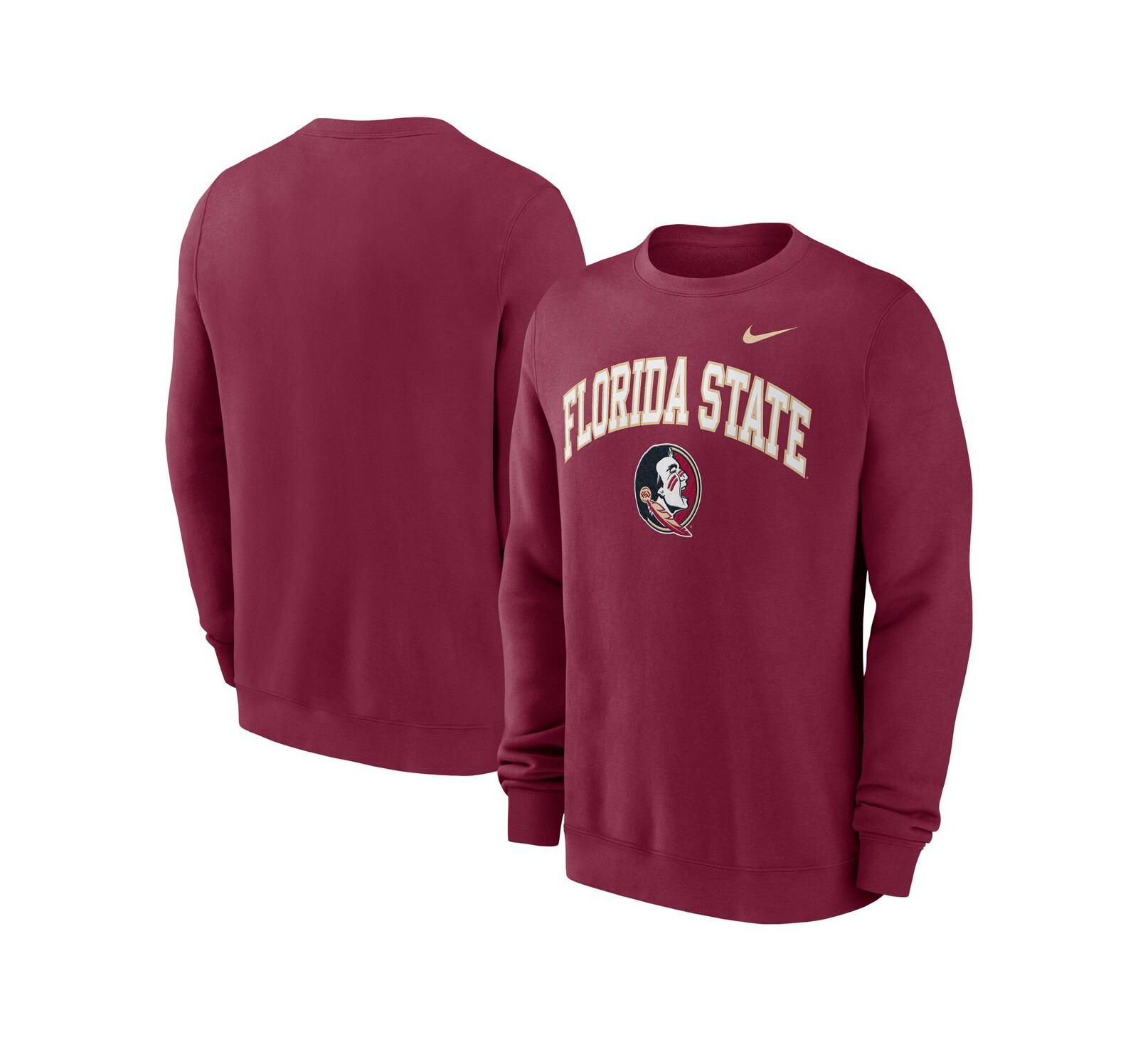 Nike Men's Garnet Florida State Seminoles Arch Pullover Sweatshirt