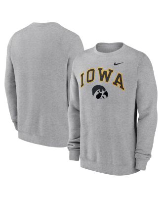 Мужской свитшот Nike Iowa Hawkeyes Arch Pullover серый