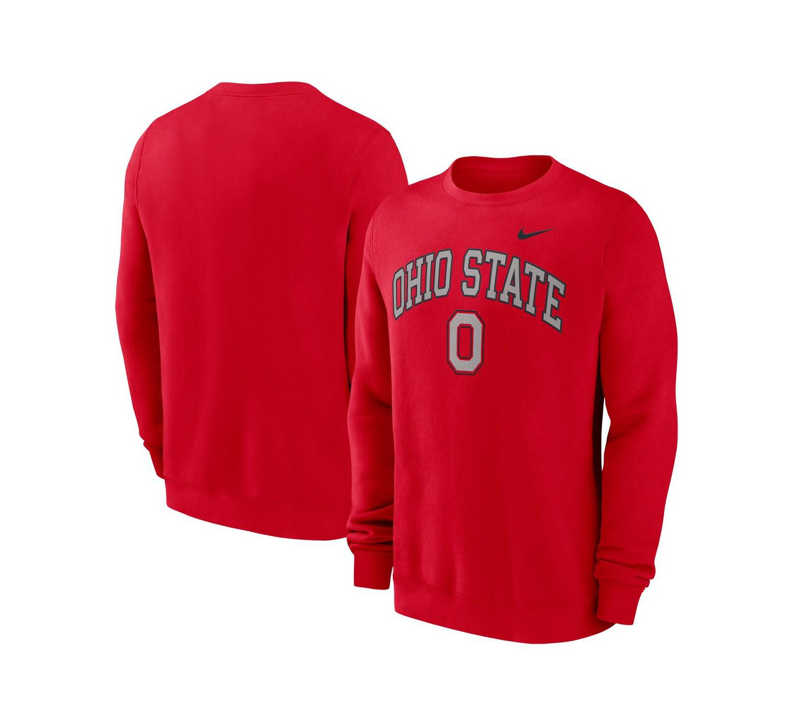 Nike Мужской свитшот Arch Pullover Ohio State Buckeyes, красный