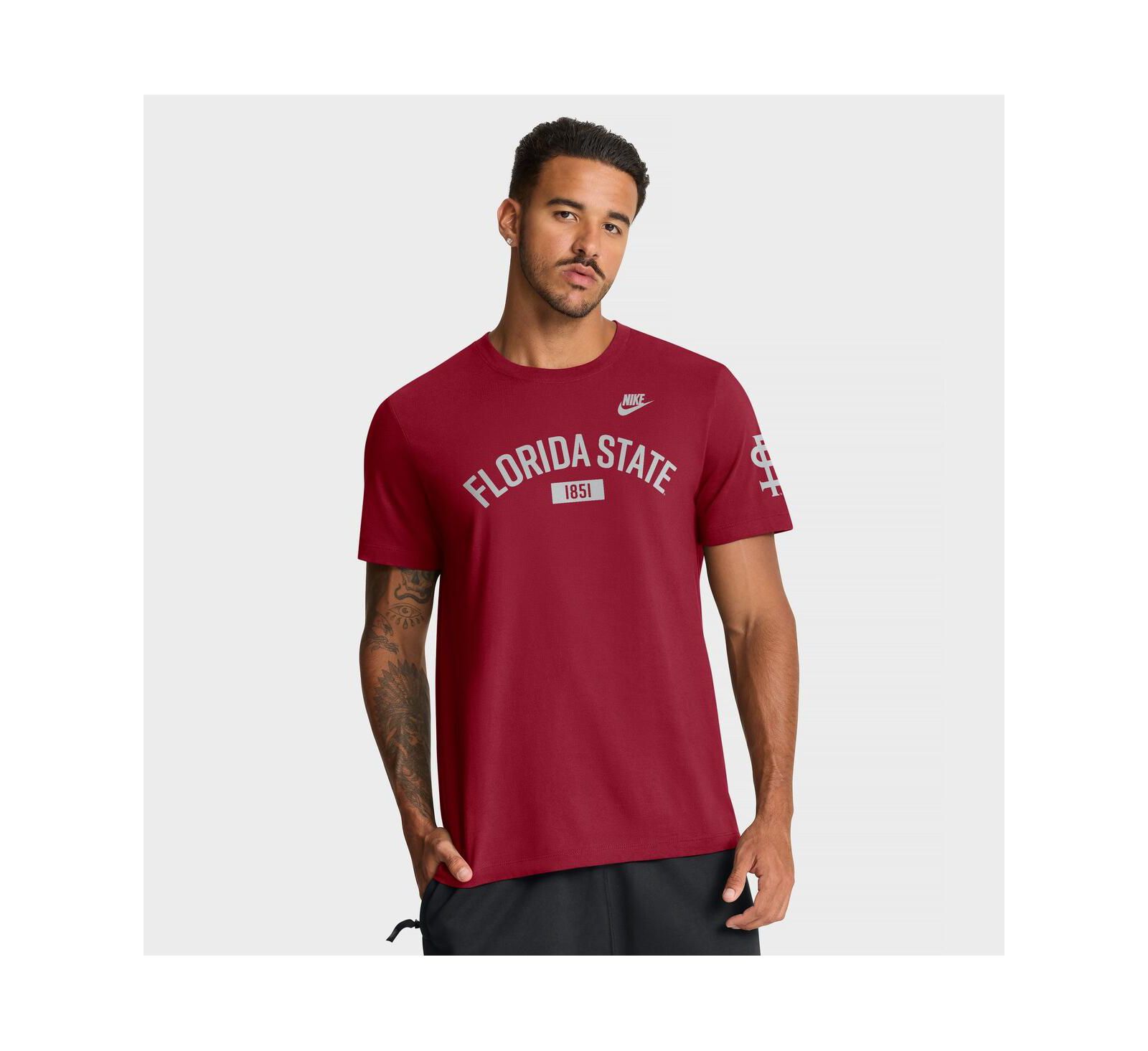 Nike Men's Garnet Florida State Seminoles Legacy Arch T-Shirt футболка Мужская