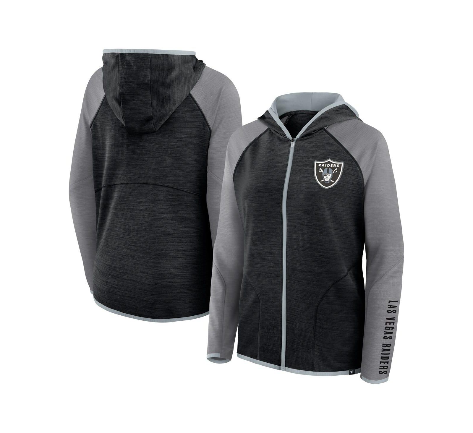 Fanatics Женское худи Raglan Full-Zip Las Vegas Raiders Redzone End Around Pass