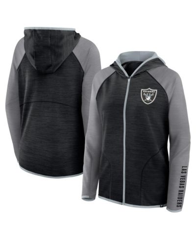 Fanatics Женское худи Raglan Full-Zip Las Vegas Raiders Redzone End Around Pass