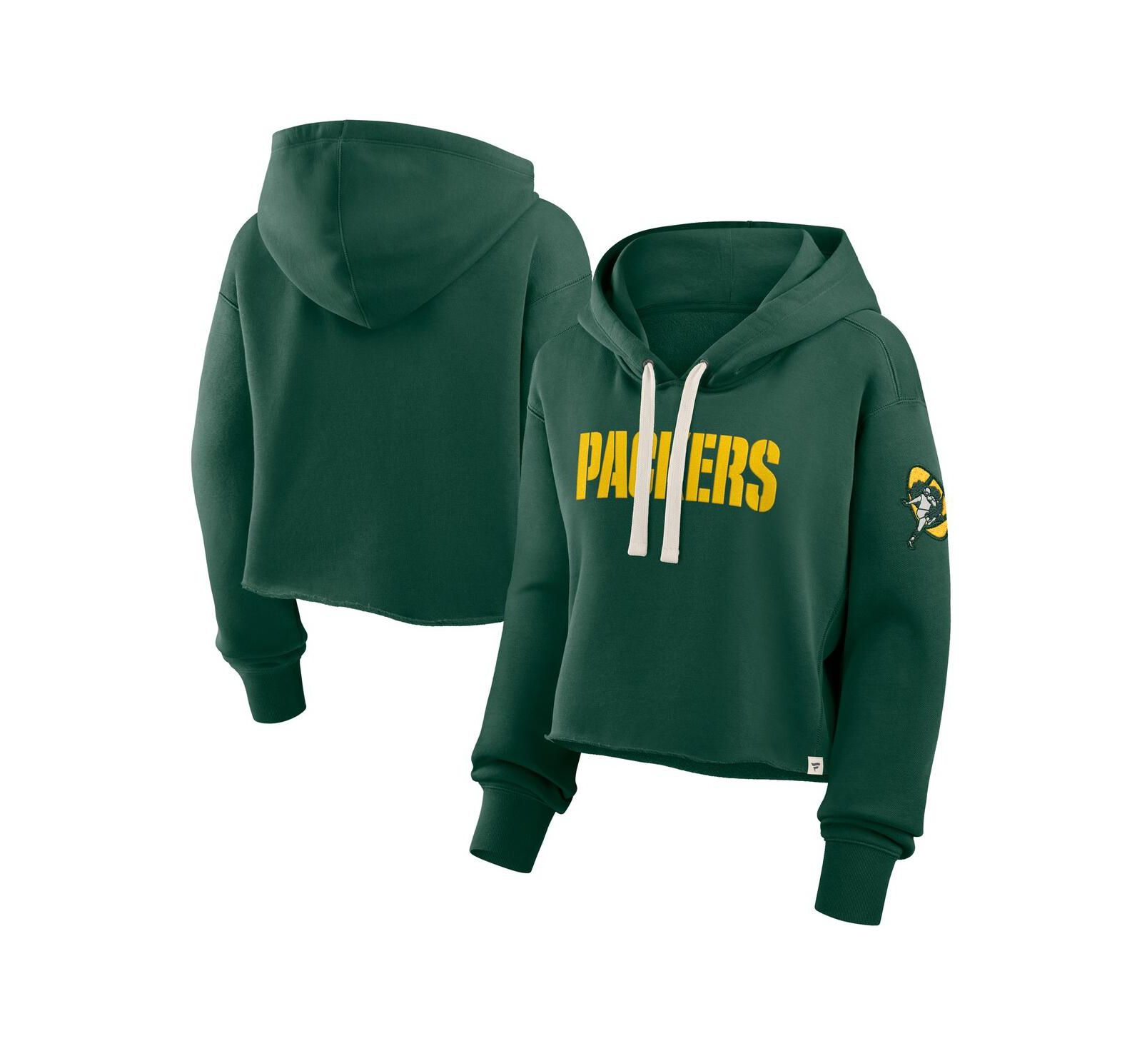 Fanatics Женское укороченное худи Green Bay Packers Oversized Hometown Heritage