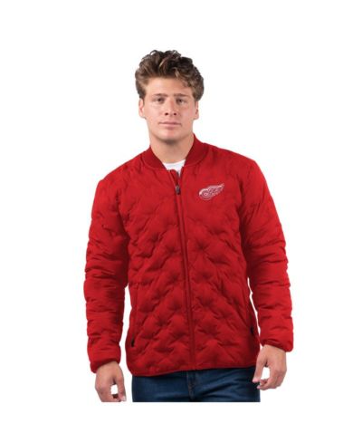 MSX by Michael Strahan Мужская стеганая куртка Detroit Red Wings Red Full-Zip