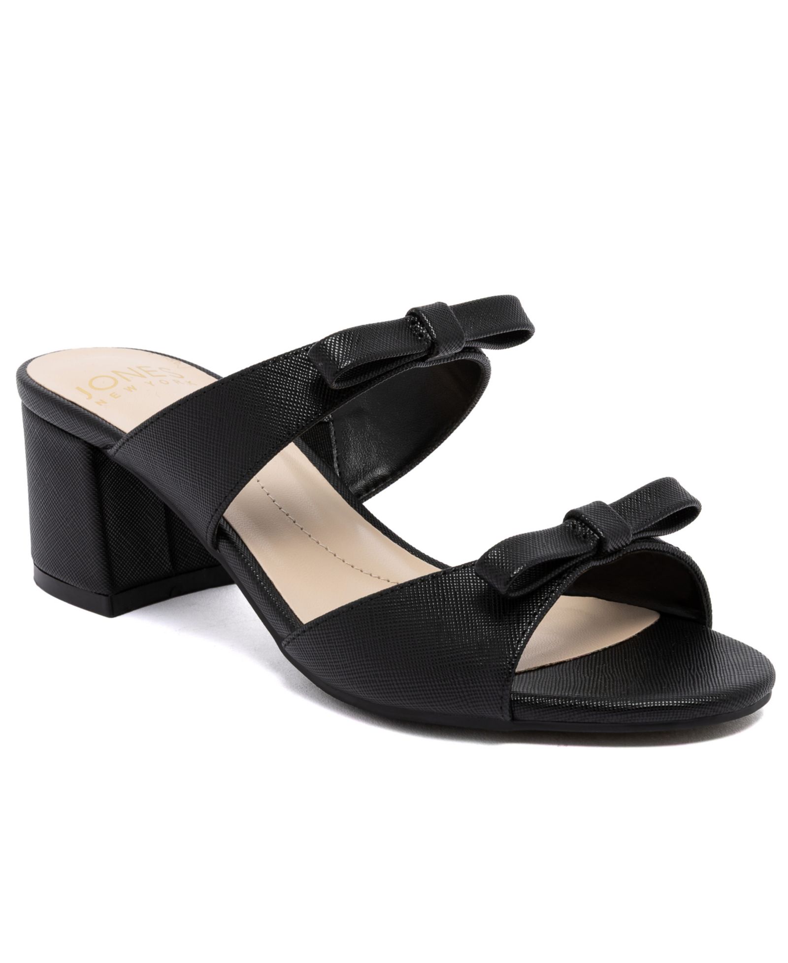 Женские босоножки Jones New York Adalin Block Heel Double Bow Dress Sandals