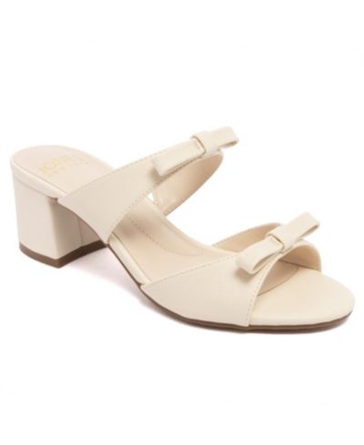 Женские босоножки Jones New York Adalin Block Heel Double Bow Dress Sandals