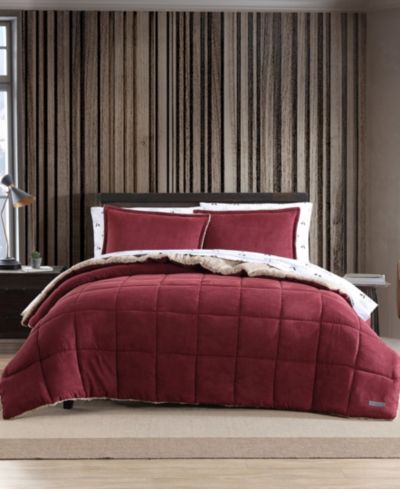 Eddie Bauer Sherwood reversible микрозамшевый комплект покрывала, Twin