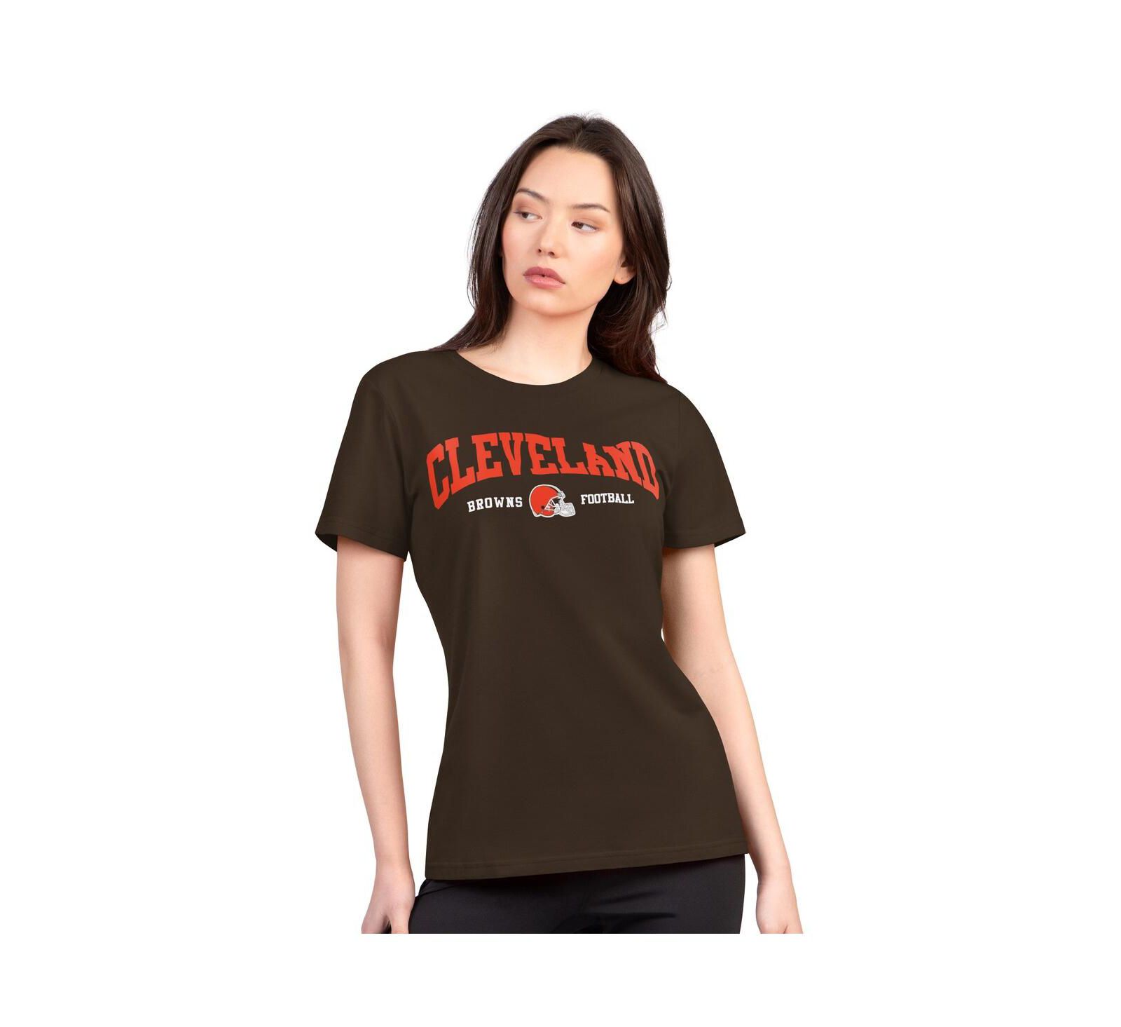 Женская футболка G-III 4Her by Carl Banks Cleveland Browns Super-Slim Lightweight