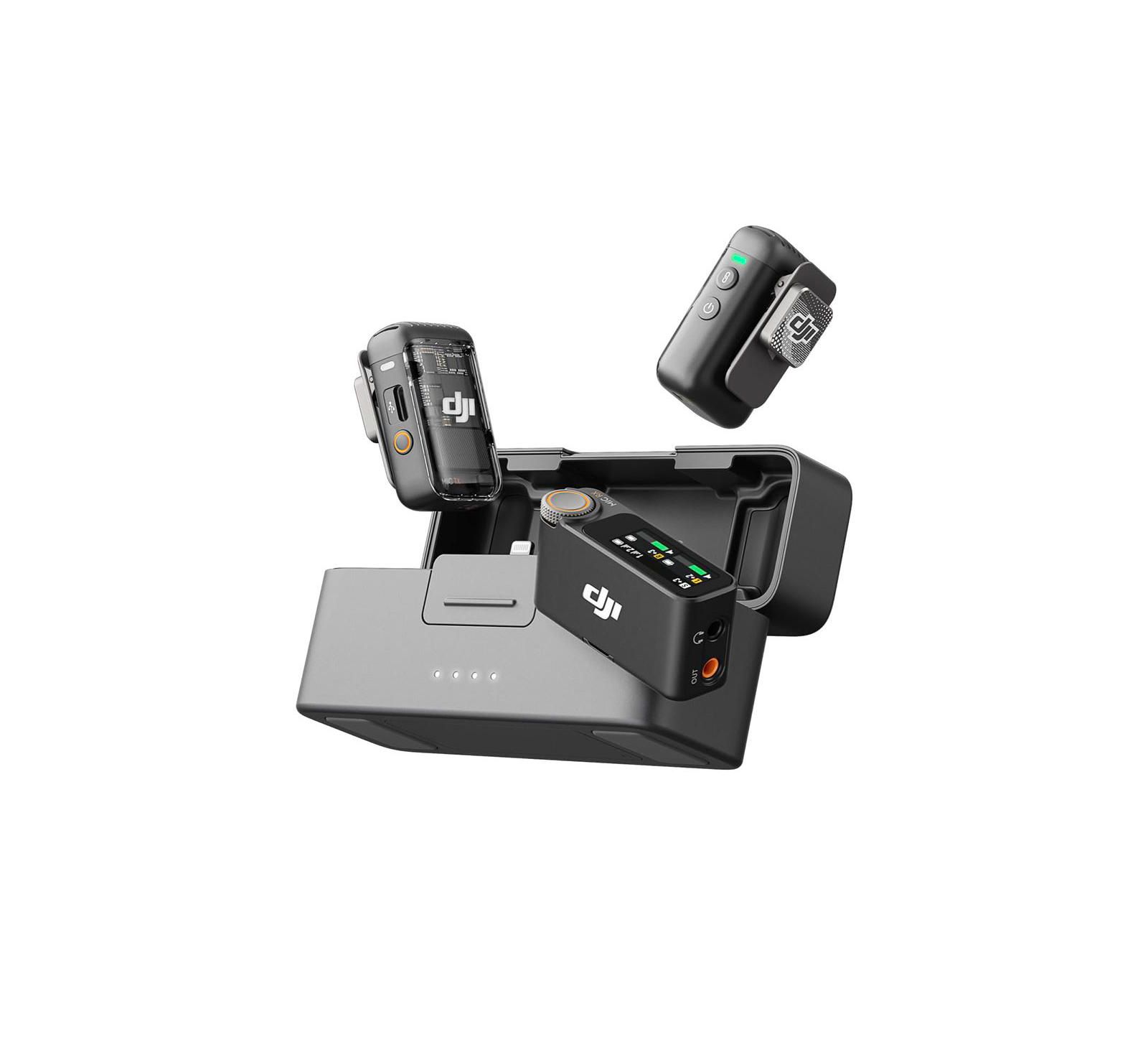 DJI Mic 2 2.4GHz 2P Digital Wireless Mic System/Recorder w/Charging Case