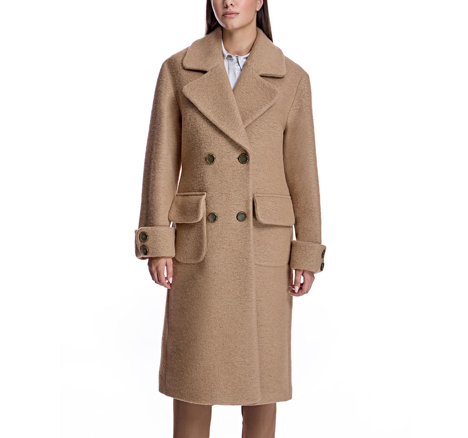 Julia & Stella By Maximilian Women's Wool Wrap Coat