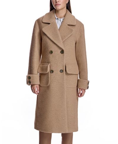 Женское шерстяное пальто Julia & Stella By Maximilian Women's Wool Wrap Coat