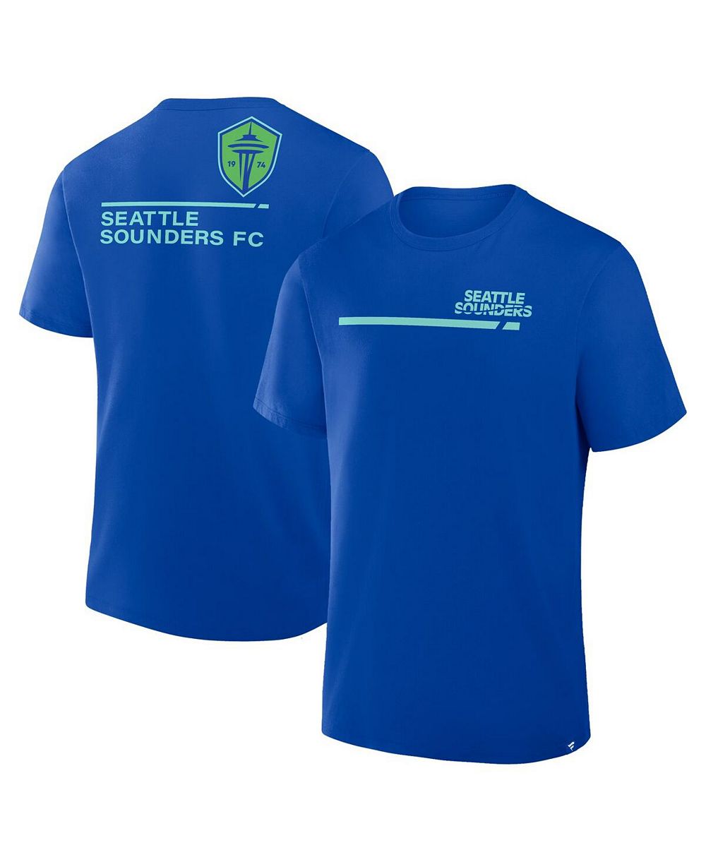 Мужская футболка Fanatics Blue Seattle Sounders FC Corner Kick Legacy