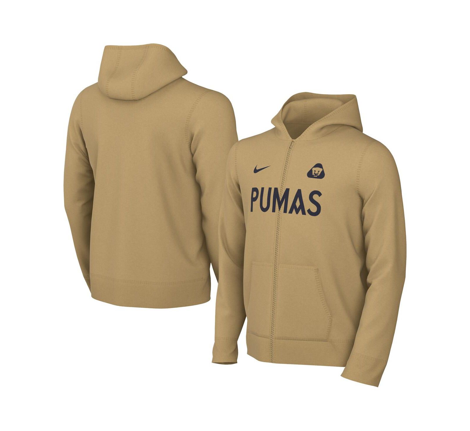 Nike детская куртка Pumas 2025/26 Club Full-Zip, золотая