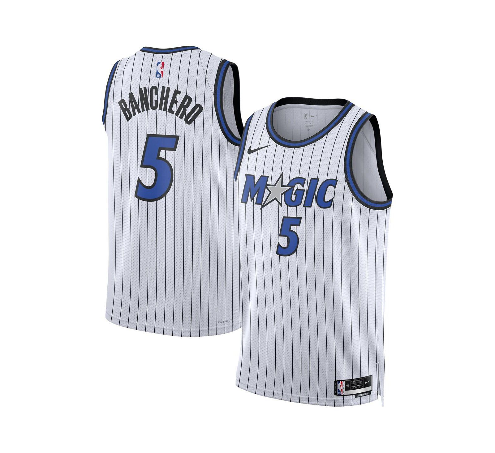 Nike Men's and Women's Paolo Banchero White Orlando Magic Swingman Player Association Edition Jersey