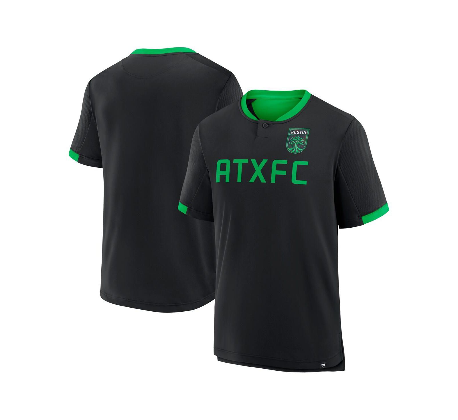 Мужская футболка Fanatics Black Austin FC Stoppage Time Striker T-Shirt