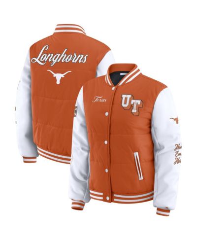 WEAR by Erin Andrews Женская куртка-пуфвер Texas Longhorns