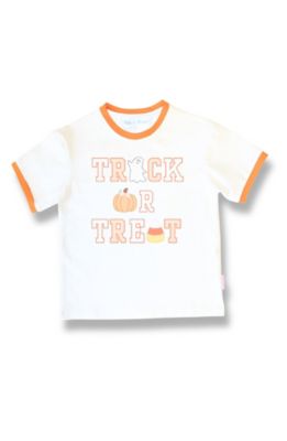 Bits & Bows Baby Girls 3M- 18M Trick-or-Trick Halloween Bow T-Shirt
