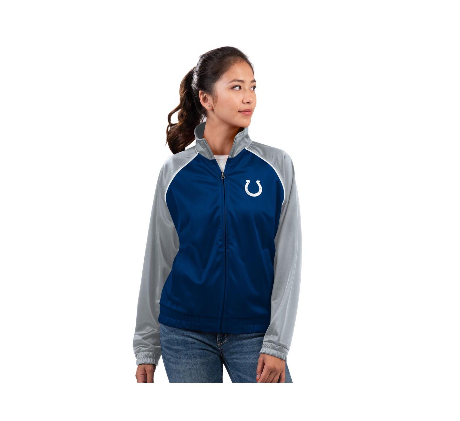 G-III 4Her by Carl Banks Women's Royal Indianapolis Colts Replay Full-Zip Track Jacket