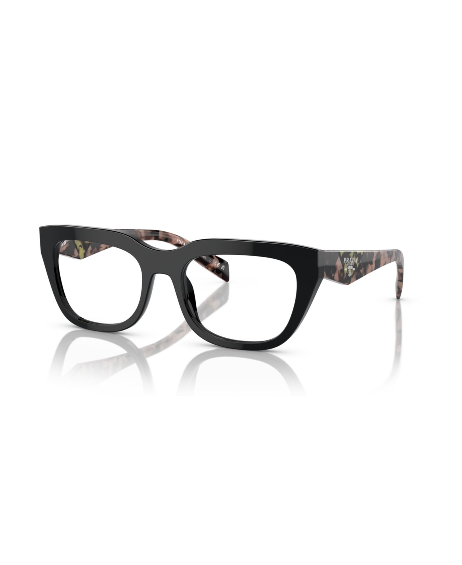 Prada Woman Irregular Plastic PR A06V Eyeglasses