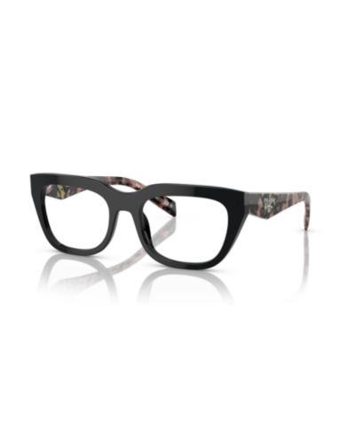 Prada Woman Irregular Plastic PR A06V Eyeglasses