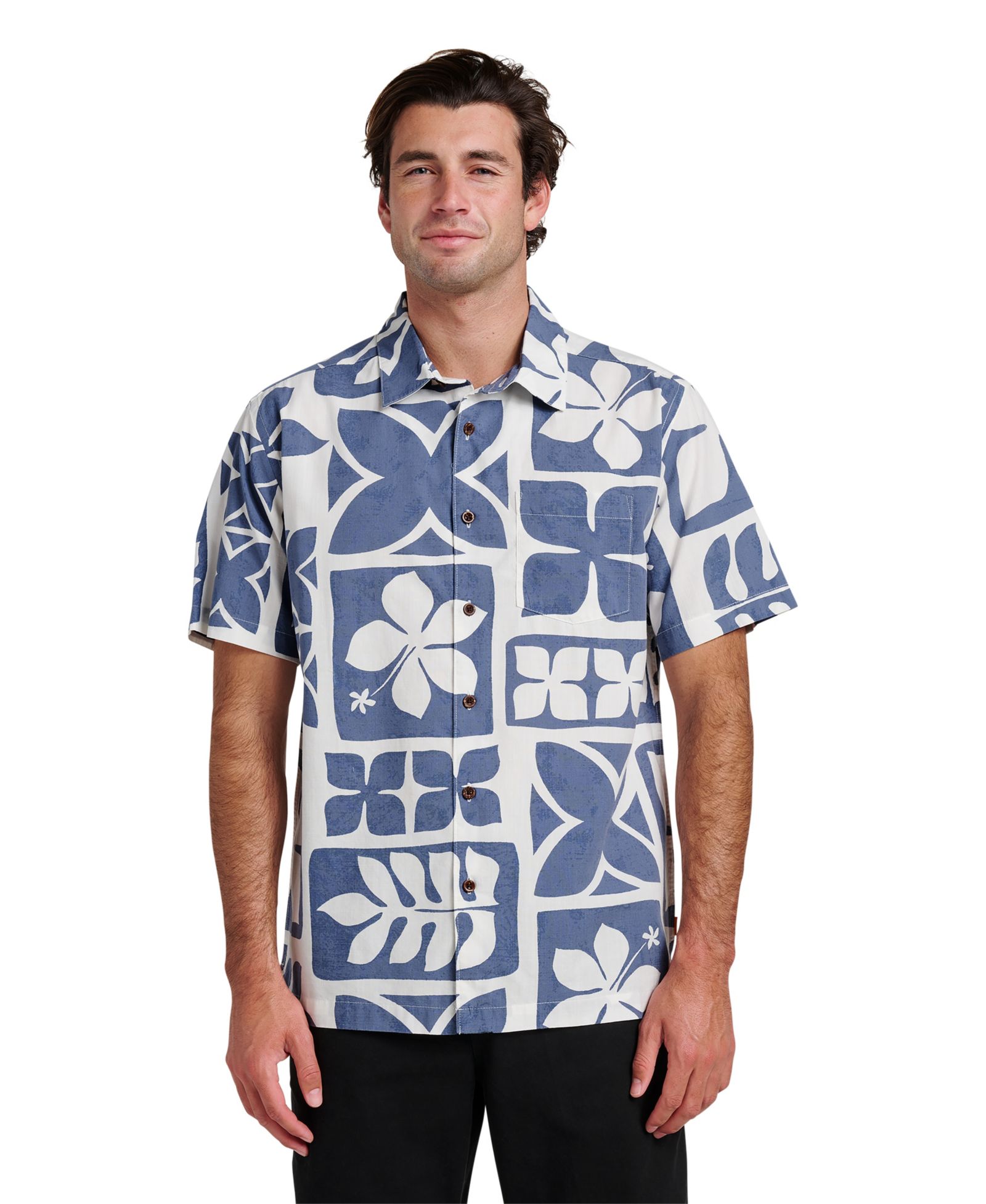 Мужская рубашка Quiksilver Waterman Tiki Island