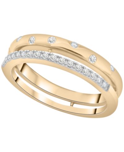 Wrapped кольцо Double Ring 10K Yellow Gold