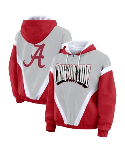 Женская ветровка-худи WEAR by Erin Andrews Alabama Crimson Tide Color Block