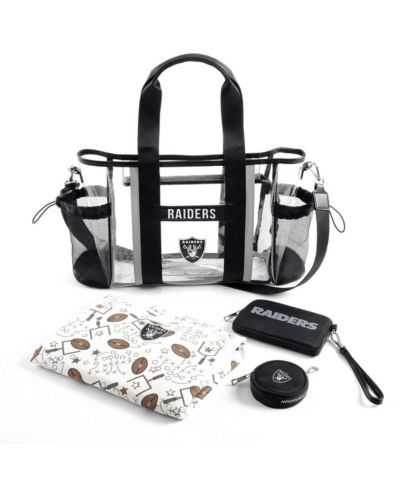 WEAR by Erin Andrews Las Vegas Raiders Clear Stadium Baby Bag