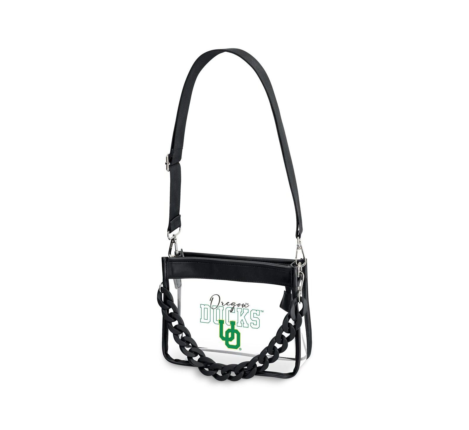 WEAR by Erin Andrews Oregon Ducks Plastic Chain Mini Crossbody Handbag