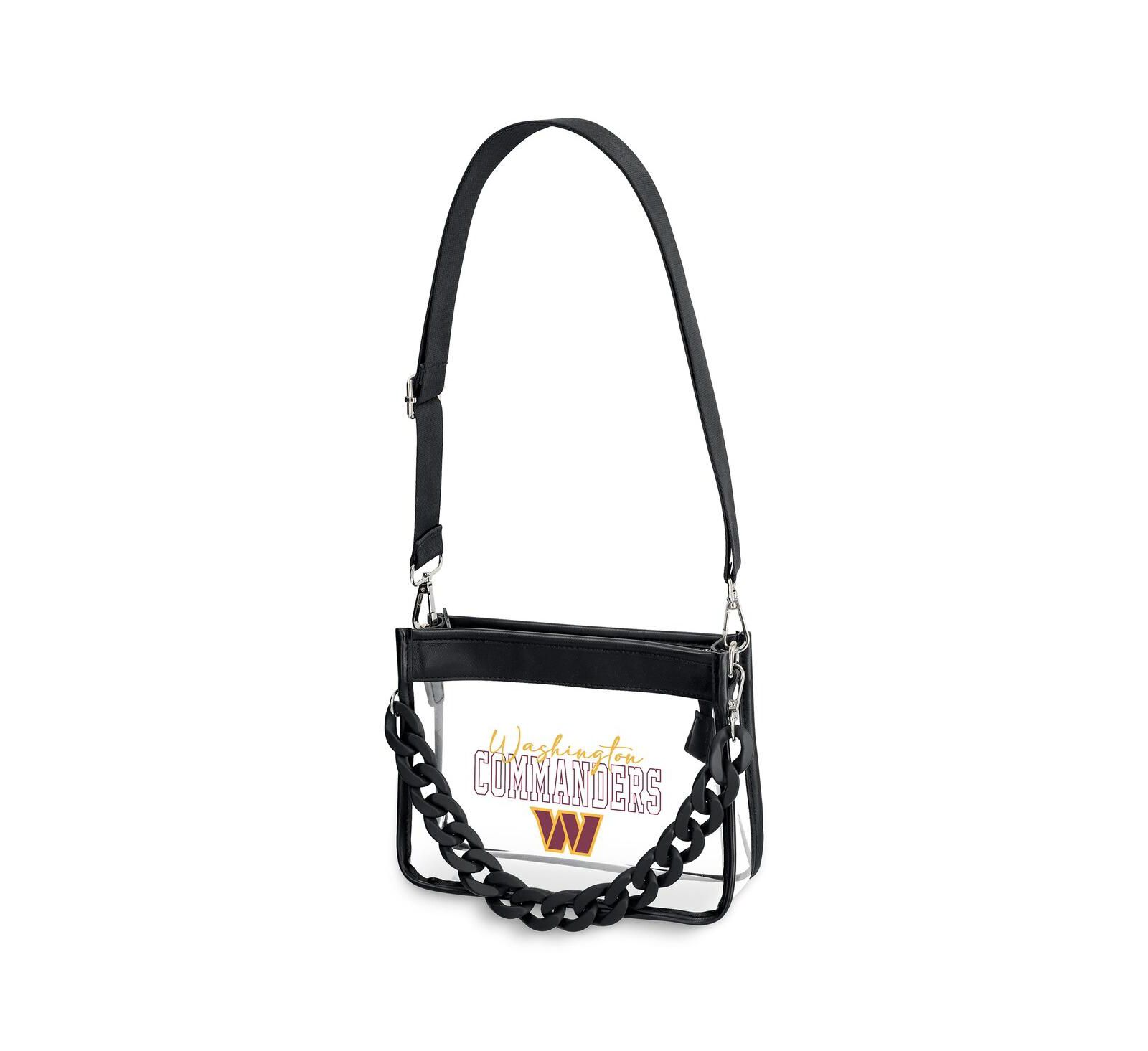 WEAR by Erin Andrews Washington Commanders Plastic Chain Mini Crossbody Handbag