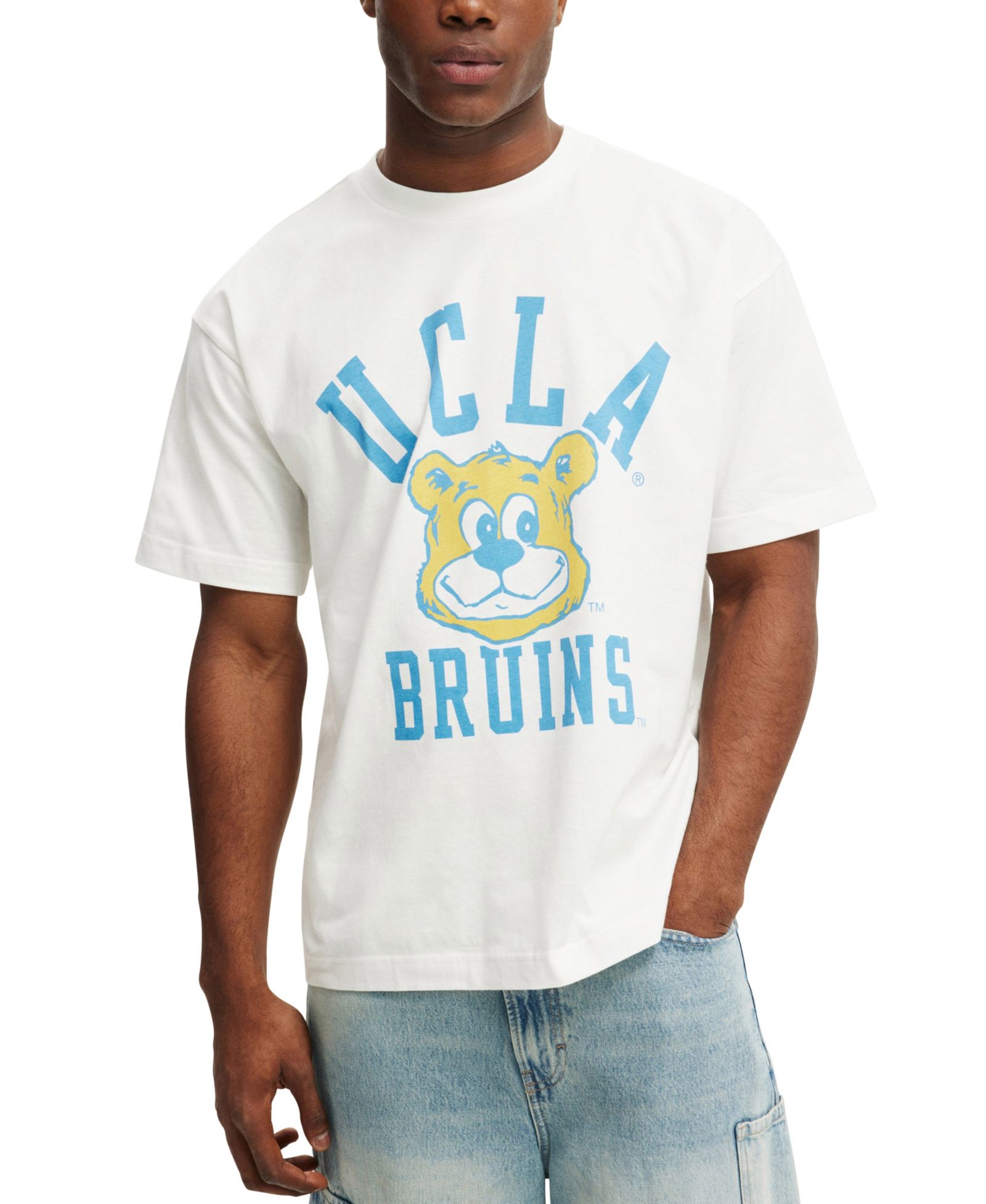 COTTON ON Men's Box-Fit License T-shirt