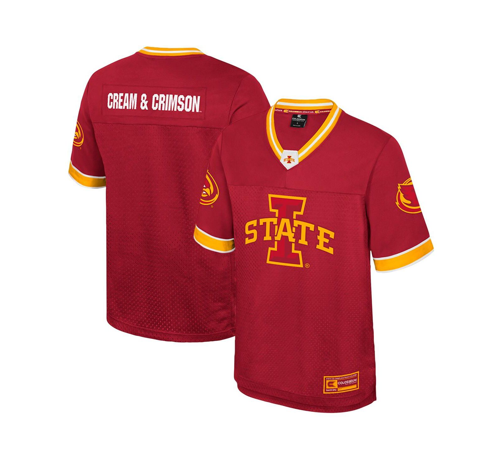Мужская футбольная джерси Colosseum Iowa State Cyclones Nothing But The Hits Cardinal