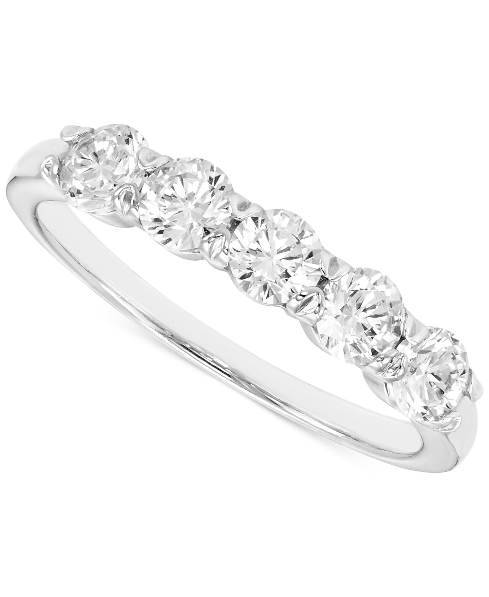 Macy's Кольцо с бриллиантами (1 ct. t.w.) в 14k белом золоте