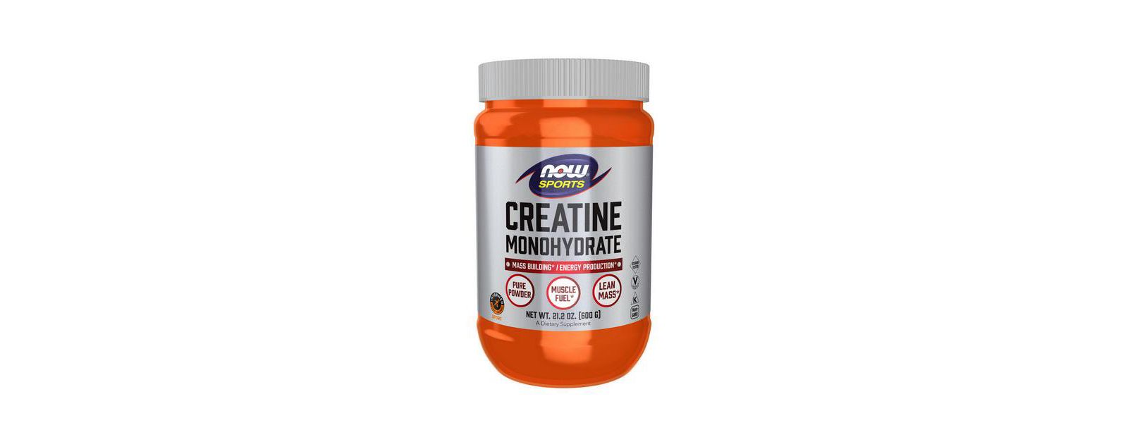 NOW Foods Креатин моногидрат, 600 GRM (21.2 OZ)
