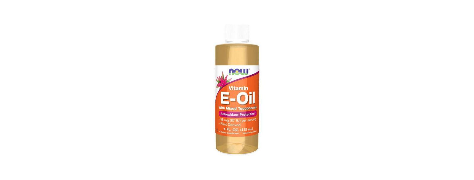 Витамин NOW Foods Vitamin E-Oil, 58 Mg, 4 Oz