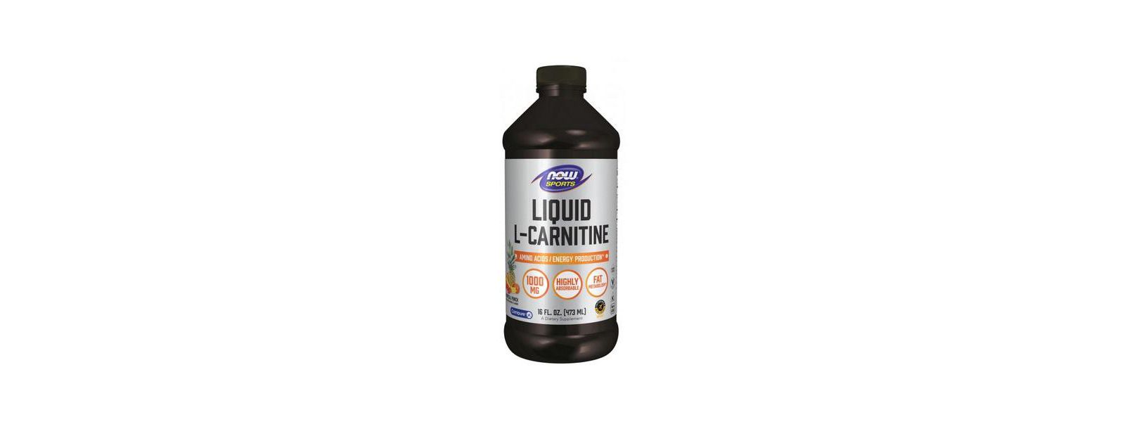 NOW Foods L-Carnitine ,Liquid Tropical Punch 16 OZ