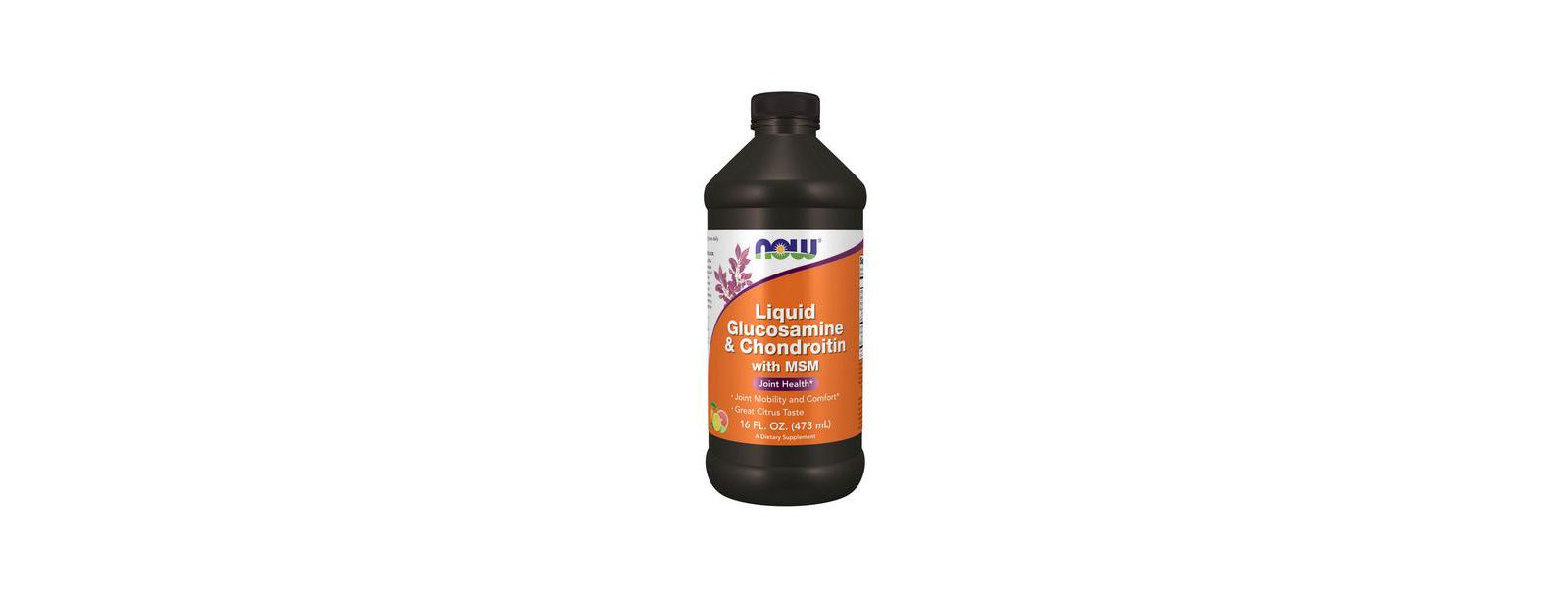 NOW Foods жидкий глюкозамин и хондроитин с msm, 16 OZ
