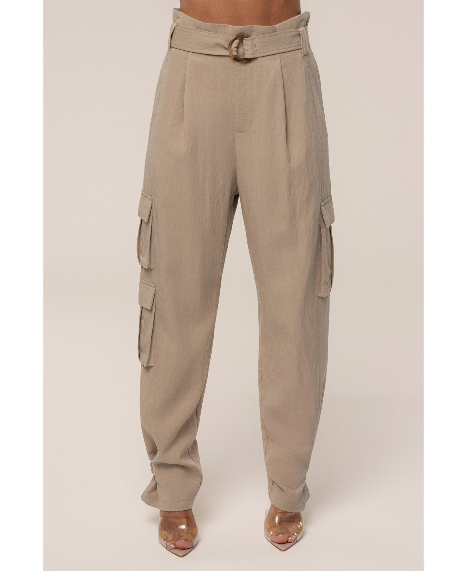 JLUXLABEL Women's Boundless Belted Cargo Pants