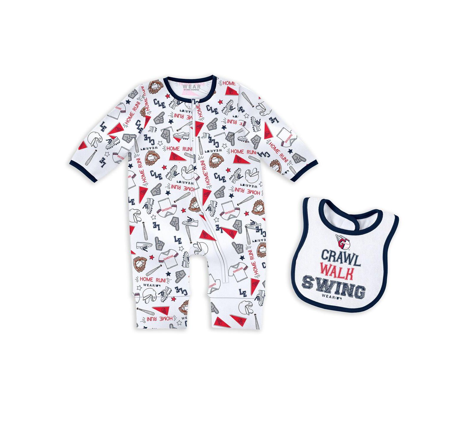 Детский комплект из 2 предметов WEAR by Erin Andrews Cleveland Guardians