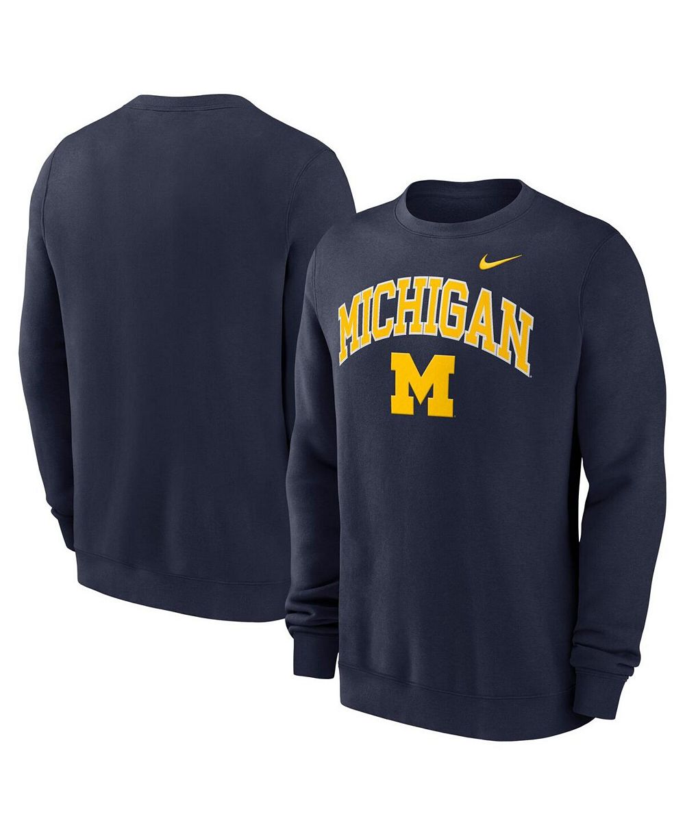 Свитшот Nike Men's Navy Michigan Wolverines Arch Pullover