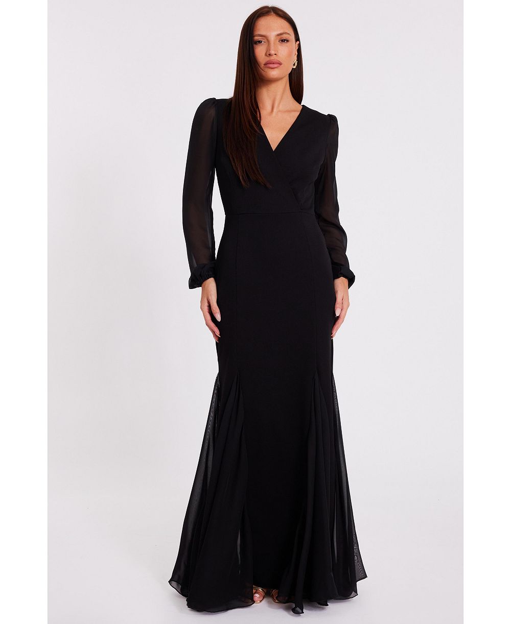 QUIZ Women's Chiffon Maxi Dress