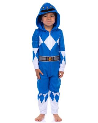Power Rangers пижама One Piece Hooded Sleepwear для малышей (2T-5T)