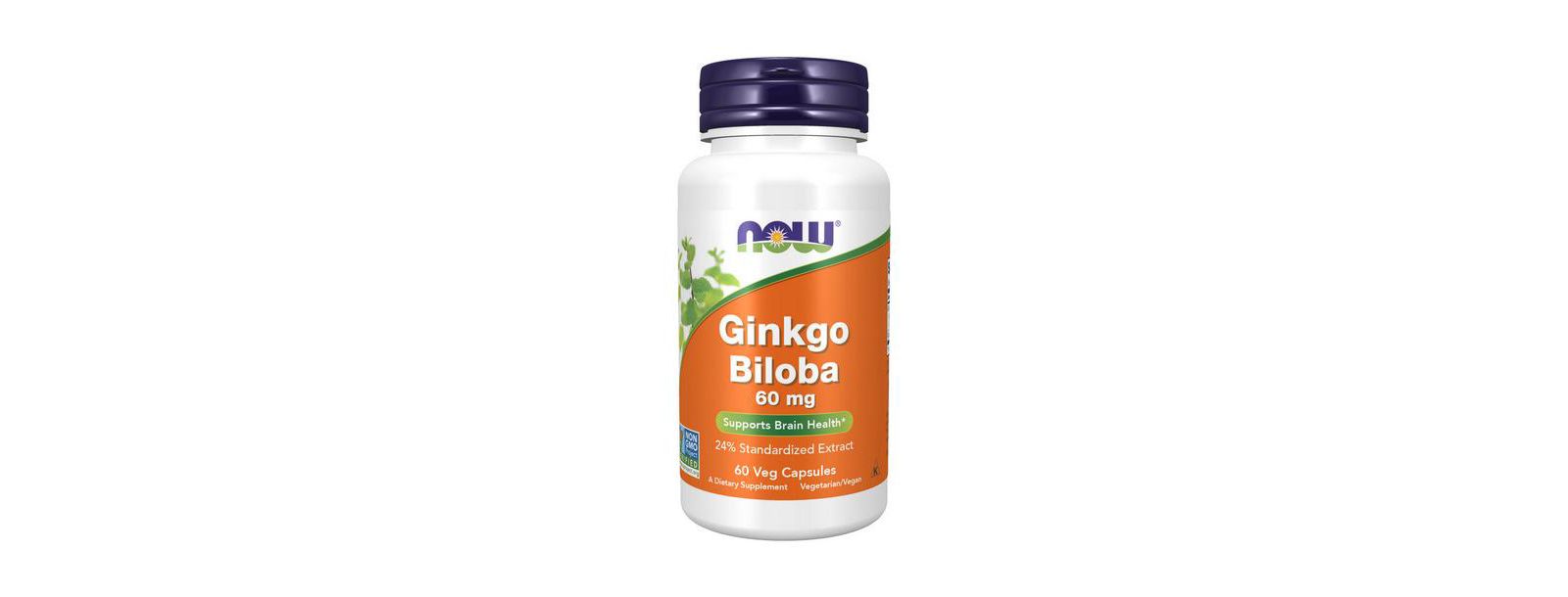 БАД NOW Foods Ginkgo Biloba, 60 mg, 60 капсул