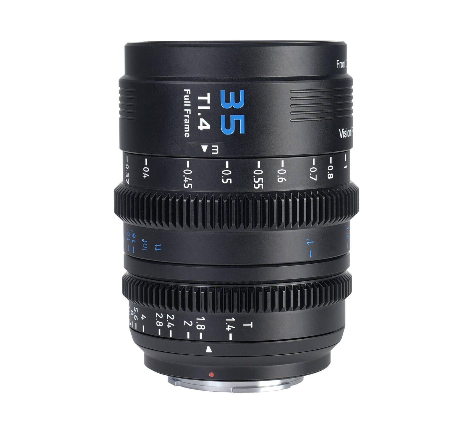 Sirui Vision Prime 1 Series 35mm T1.4 Multi-Mount Cine Lens, Compatible with E, Z, RF, L Mounts