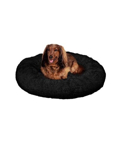 The Licker Store Maisie богемный круглый лежак для питомцев из искусственного меха с моющейся чехлом